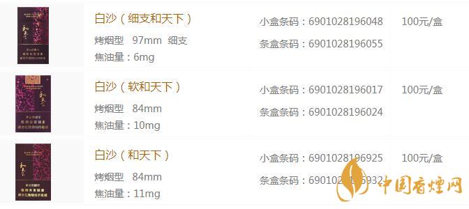 和天下細(xì)支多少錢(qián)一包 和天下細(xì)支2020最新價(jià)格