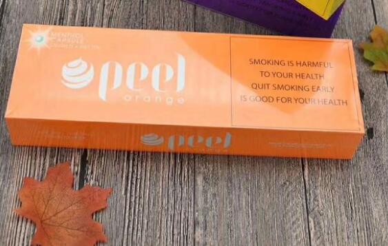 美國PEEL(百樂)香煙價(jià)格表 百樂peel(橙子)爆珠煙多少錢(10-13元)